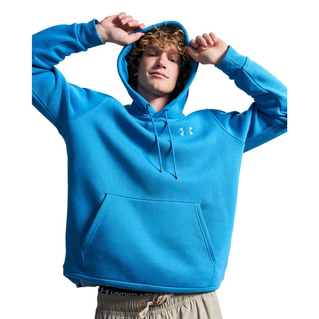 UA Icon Fleece men's hoodie Aegean Blue