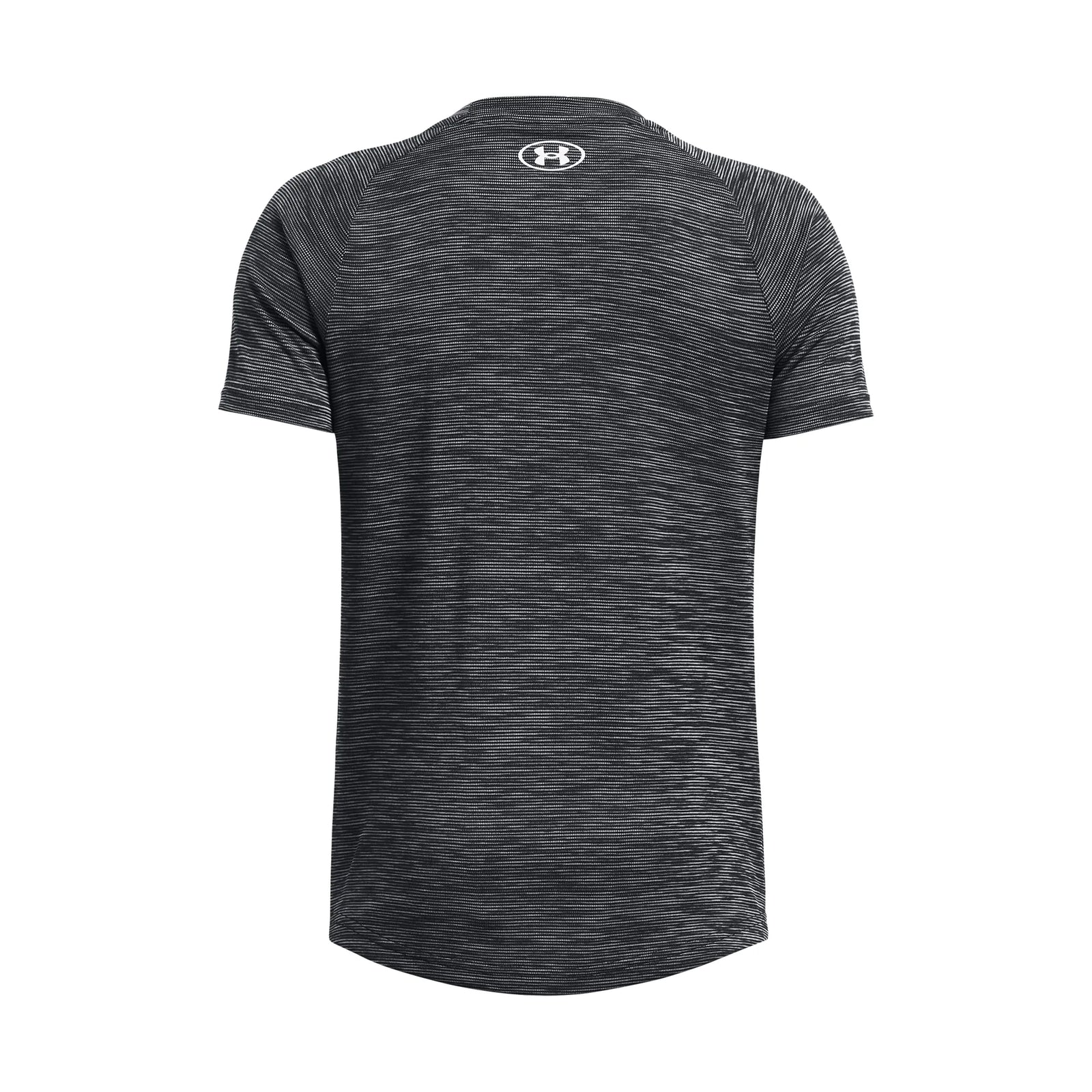 UA Tech Textured t-shirt à manches courtes junior Noir / Blanc - dos