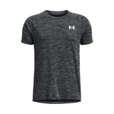 UA Tech Textured t-shirt à manches courtes junior Noir / Blanc