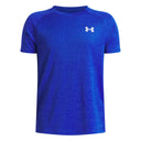 UA Tech Textured t-shirt à manches courtes junior Royal / Blanc