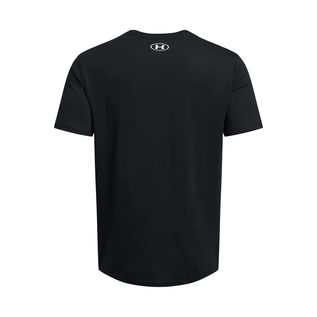 UA GL Foundation Update men's short sleeve top Black / Red / White - back