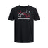 UA GL Foundation Update men's short sleeve top Black / Red / White