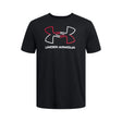 UA GL Foundation Update men's short sleeve top Black / Red / White