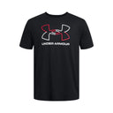 UA GL Foundation Update men's short sleeve top Black / Red / White