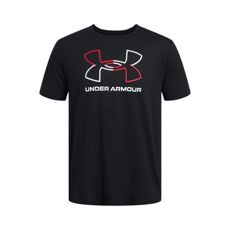 UA GL Foundation Update men's short sleeve top Black / Red / White