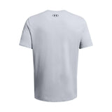 UA GL Foundation Update men's short sleeve top Mod Gray Medium Heather / White / Black - back