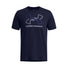 UA GL Foundation Update men's short sleeve top Midnight Navy / Royal / Mod Gray