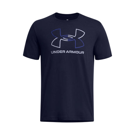 UA GL Foundation Update men's short sleeve top Midnight Navy / Royal / Mod Gray