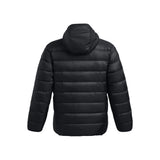 UA Legend Down manteau en duvet à capuchon pour homme Noir / Blanc - dos