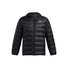 UA Legend Down manteau en duvet à capuchon pour homme Noir / Blanc