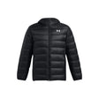 UA Legend Down manteau en duvet à capuchon pour homme Noir / Blanc