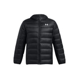 UA Legend Down manteau en duvet à capuchon pour homme Noir / Blanc