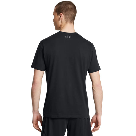 UA Boxed men's short sleeve t-shirt Black / Graphite - back