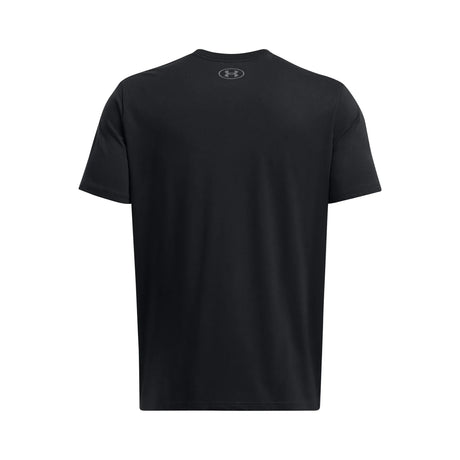 UA Boxed men's short sleeve t-shirt Black / Graphite - back