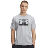 UA Boxed t-shirt à manches courtes pour homme Mod Gray Light Heather / Noir