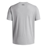UA Boxed t-shirt à manches courtes pour homme Mod Gray Light Heather / Noir - dos