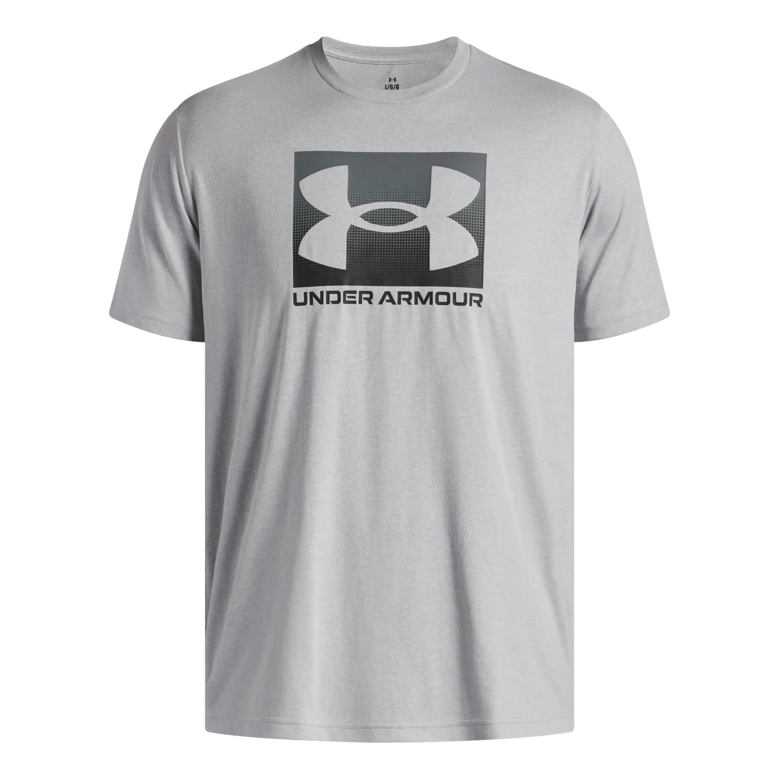 UA Boxed t-shirt à manches courtes pour homme Mod Gray Light Heather / Noir