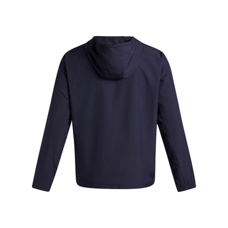 UA Rival Woven men's windbreaker Midnight Navy / White - back