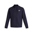 UA Rival Woven manteau coupe-vent pour homme Midnight Navy / Blanc