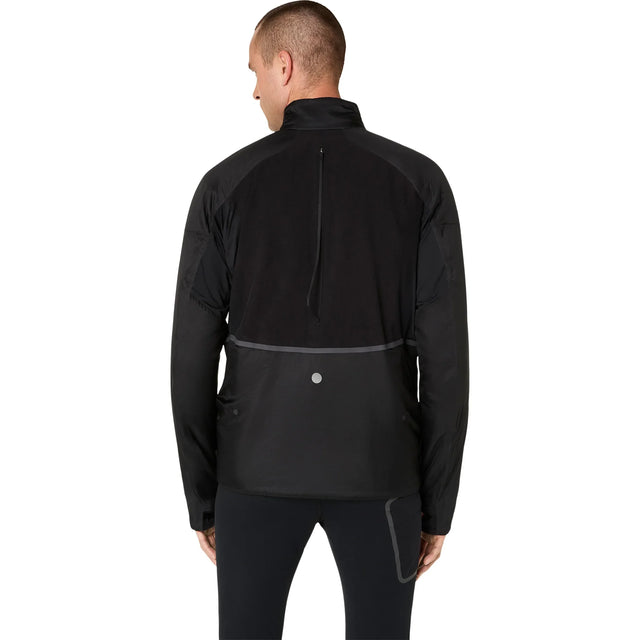 Veste de course à pied d'hiver ASICS Road Winter noir pour homme