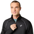 Veste de course à pied d'hiver ASICS Road Winter noir pour homme