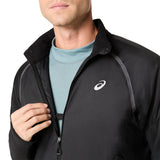 Veste de course à pied d'hiver ASICS Road Winter noir pour homme