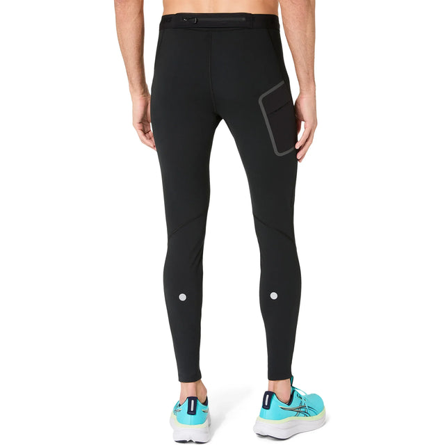 Legging de course à pied d'hiver ASICS Road Winter noir pour homme