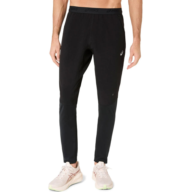 Pantalon de course à pied d'hiver ASICS Road Winter noir pour homme