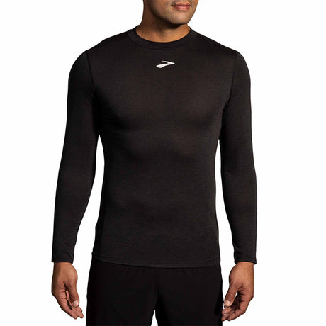 Brooks High Point Long Sleeve t-shirt de course à manches longues pour homme - Noir