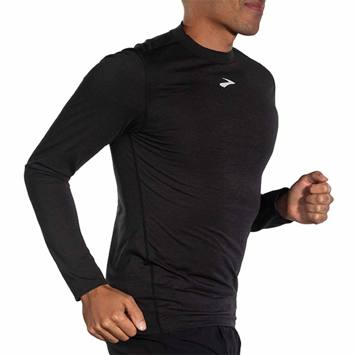 Brooks High Point Long Sleeve t-shirt de course à manches longues pour homme - Noir