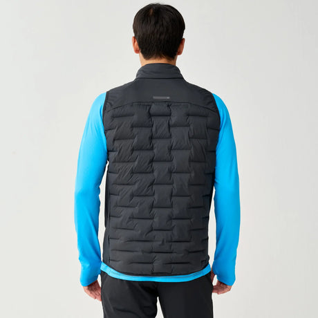 Brooks Momentum Thermal veste sans manches de course à pied pour homme – Noir (vue arrière)