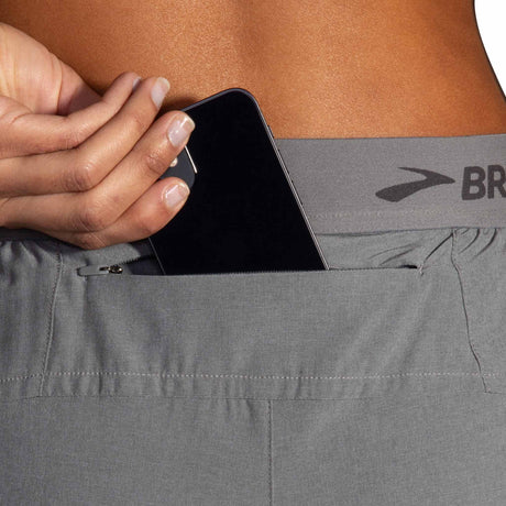 Brooks Chaser 3-inch shorts de course à pied pour femme - Heather Charcoal