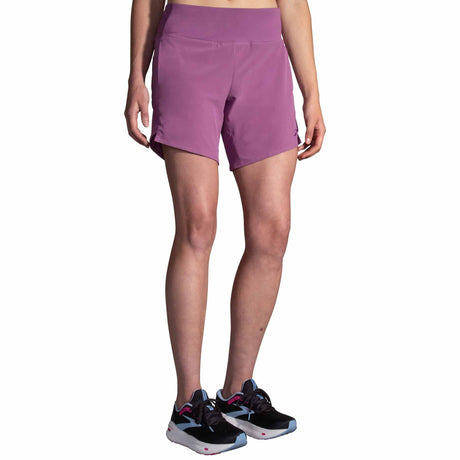 Brooks Chaser 7-inch short de course à pied pour femme - Washed Plum