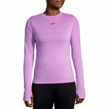 Brooks High Point Long Sleeve t-shirt de course à manches longues pour femme - Bright Purple