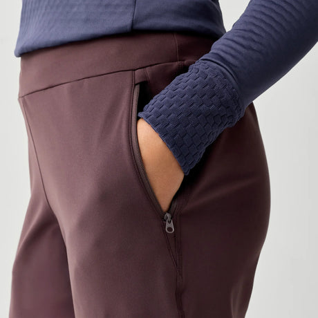 Brooks Momentum Thermal Jogger 2.0 pantalon de course à pied pour femme – Cacao (détail 1)