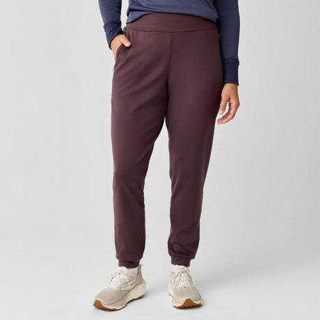 Brooks Momentum Thermal Jogger 2.0 pantalon de course à pied pour femme – Cacao (vue avant)