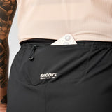 Brooks Cascadia short de trail 2-en-1 3 po pour femme - Noir