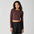 Brooks Luxe chandail court de course à manches longues pour femme - Cocoa