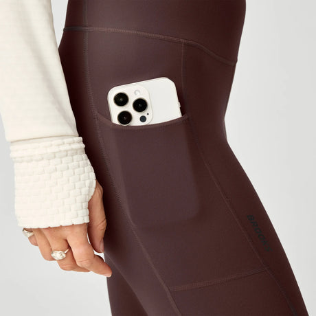 Brooks Momentum Thermal collant de course à pied pour femme – Cacao (détail 1)