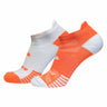 Brooks Ghost Lite No Show 2-Pack chaussettes de course à pied unisexes - Orange/White et White/Orange