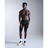 2XU Aero Mesh short homme - Black / Silver Reflective