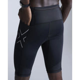 2XU Aero Mesh short homme - Black / Silver Reflective
