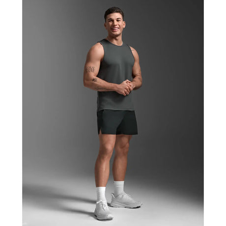 2XU Aero camisole homme - Jupiter / Noir réfléchissant