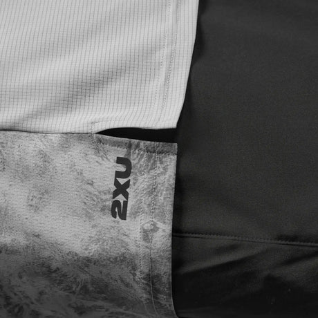 2XU Aero t-shirt de course à pied pour homme- Weathervane / Black  Reflective