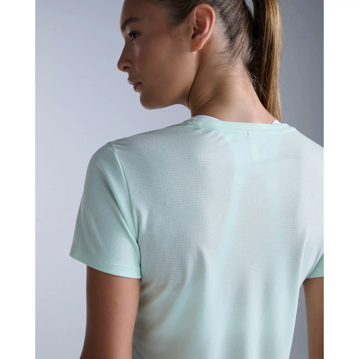 2XU Aero t-shirt femme - Mint Dust / Mint Reflective