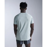 2XU Aero t-shirt de course à pied homme - Smoke Blue / Black Reflective