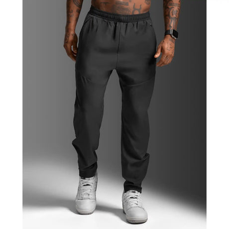 2XU Aero Woven Jogger homme - Noir / Argent réfléchissant