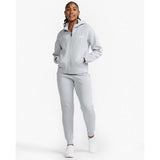 2XU Commute chandail à capuchon femme - harbor mist / white live