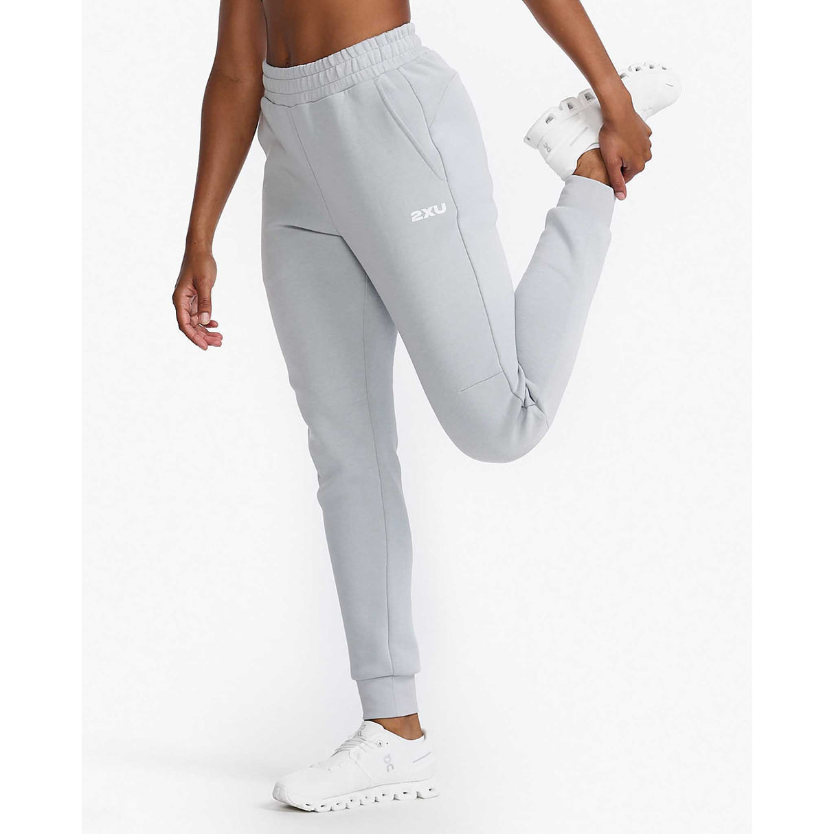 2XU Commute pantalon jogger femme - Harbor Mist / White lateral