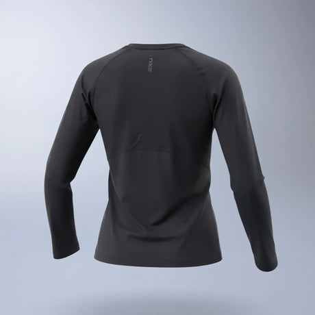 2XU chandail de compression Core manches longues sport femme - Noir / Noir